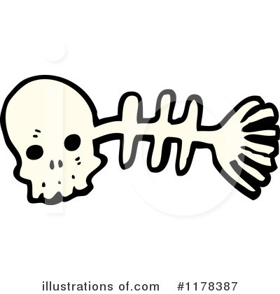 Fish Skeleton Clipart #1178387 by lineartestpilot