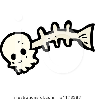 Royalty-Free (RF) Fish Bones Clipart Illustration by lineartestpilot - Stock Sample #1178388