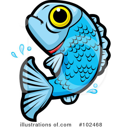 Blue Fish Clipart #102468 by Cory Thoman