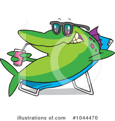 Royalty-Free (RF) Fish Clipart Illustration by toonaday - Stock Sample #1044470