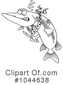 Fish Clipart #1044638 by toonaday
