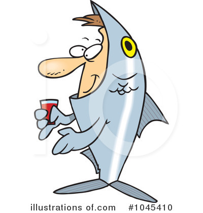 Royalty-Free (RF) Fish Clipart Illustration by toonaday - Stock Sample #1045410