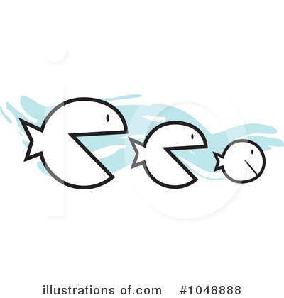 Royalty-Free (RF) Fish Clipart Illustration by Johnny Sajem - Stock Sample #1048888