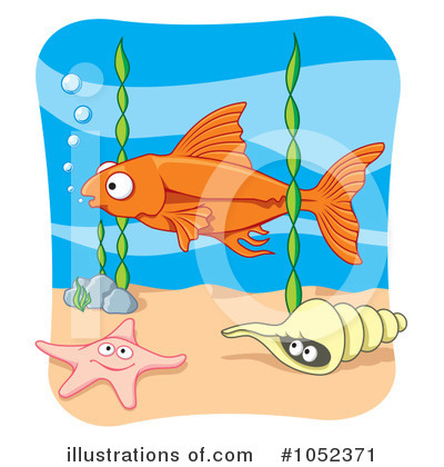 Royalty-Free (RF) Fish Clipart Illustration by Any Vector - Stock Sample #1052371