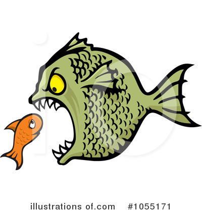 Royalty-Free (RF) Fish Clipart Illustration by Any Vector - Stock Sample #1055171