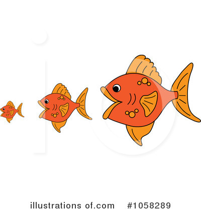 Royalty-Free (RF) Fish Clipart Illustration by Pams Clipart - Stock Sample #1058289