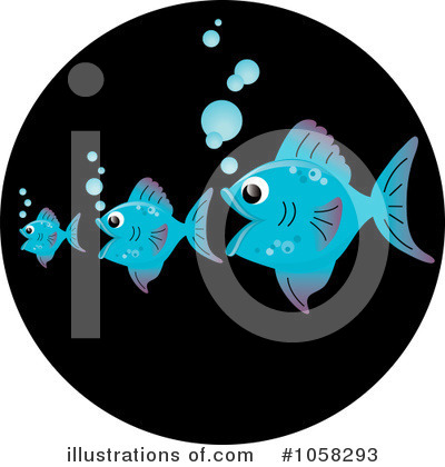 Royalty-Free (RF) Fish Clipart Illustration by Pams Clipart - Stock Sample #1058293