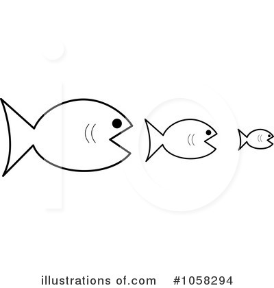 Royalty-Free (RF) Fish Clipart Illustration by Pams Clipart - Stock Sample #1058294