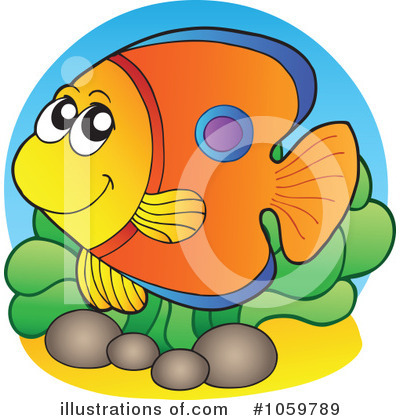 Royalty-Free (RF) Fish Clipart Illustration by visekart - Stock Sample #1059789