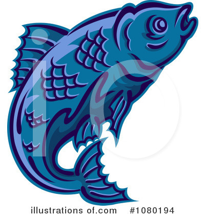 Royalty-Free (RF) Fish Clipart Illustration by Vector Tradition SM - Stock Sample #1080194