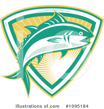 Royalty-Free (RF) Fish Clipart Illustration by patrimonio - Stock Sample #1095184