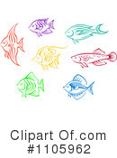 Fish Clipart #1105962 by Vector Tradition SM