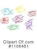 Fish Clipart #1106451 by Vector Tradition SM