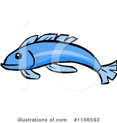 Royalty-Free (RF) Fish Clipart Illustration by Cartoon Solutions - Stock Sample #1106593