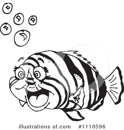 Royalty-Free (RF) Fish Clipart Illustration by Dennis Holmes Designs - Stock Sample #1110596