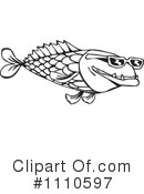 Fish Clipart #1110597 by Dennis Holmes Designs