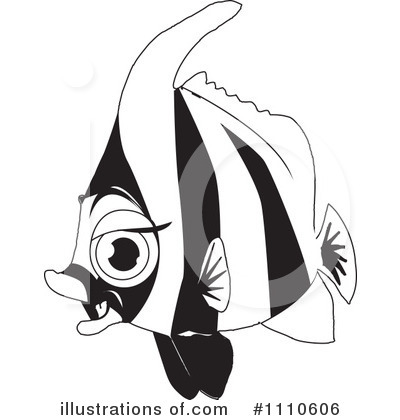 Marine Fish Clipart #1110606 by Dennis Holmes Designs