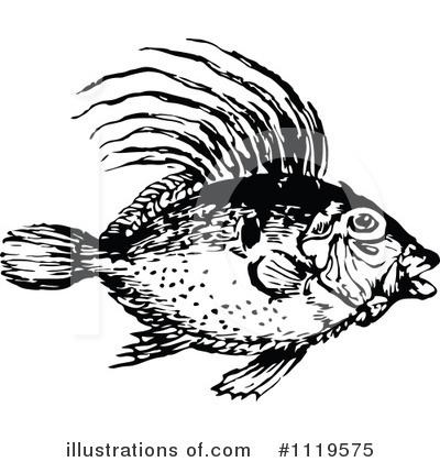 Royalty-Free (RF) Fish Clipart Illustration by Prawny Vintage - Stock Sample #1119575