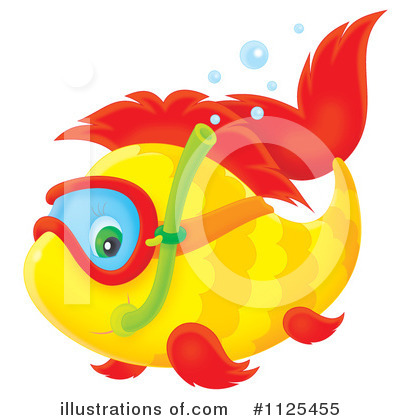 Royalty-Free (RF) Fish Clipart Illustration by Alex Bannykh - Stock Sample #1125455