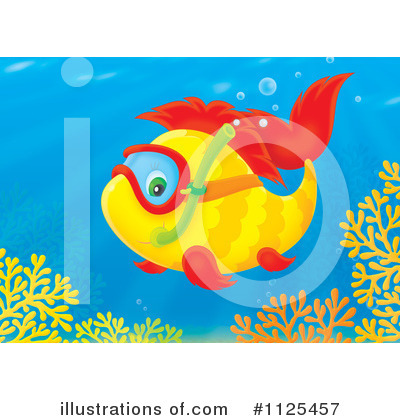 Royalty-Free (RF) Fish Clipart Illustration by Alex Bannykh - Stock Sample #1125457