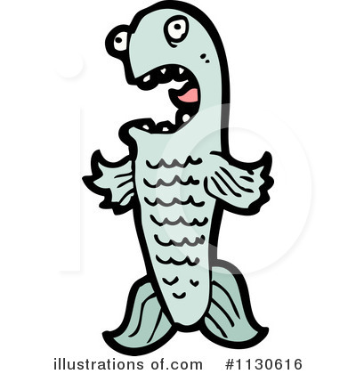 Royalty-Free (RF) Fish Clipart Illustration by lineartestpilot - Stock Sample #1130616