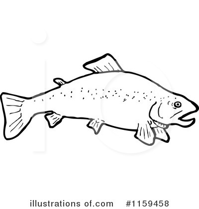 Royalty-Free (RF) Fish Clipart Illustration by lineartestpilot - Stock Sample #1159458