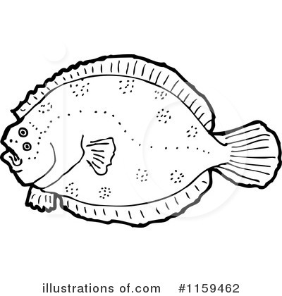 Flounder Clipart #1159462 by lineartestpilot