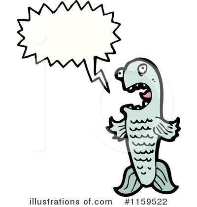 Royalty-Free (RF) Fish Clipart Illustration by lineartestpilot - Stock Sample #1159522