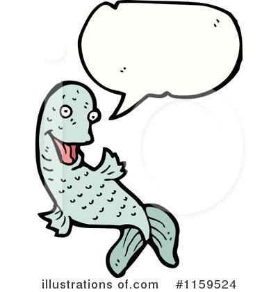 Royalty-Free (RF) Fish Clipart Illustration by lineartestpilot - Stock Sample #1159524