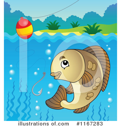 Royalty-Free (RF) Fish Clipart Illustration by visekart - Stock Sample #1167283