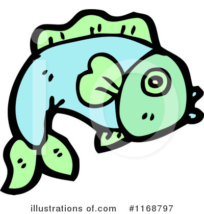 Royalty-Free (RF) Fish Clipart Illustration by lineartestpilot - Stock Sample #1168797