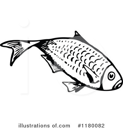 Royalty-Free (RF) Fish Clipart Illustration by Prawny Vintage - Stock Sample #1180082