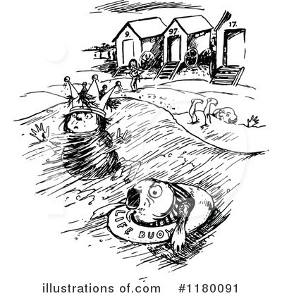 Royalty-Free (RF) Fish Clipart Illustration by Prawny Vintage - Stock Sample #1180091
