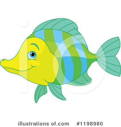 Royalty-Free (RF) Fish Clipart Illustration by Pushkin - Stock Sample #1198980