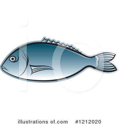 Royalty-Free (RF) Fish Clipart Illustration by Lal Perera - Stock Sample #1212020