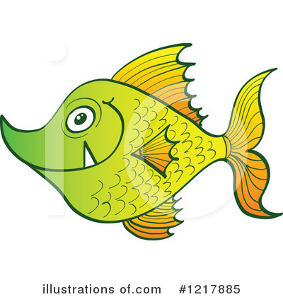 Royalty-Free (RF) Fish Clipart Illustration by Zooco - Stock Sample #1217885