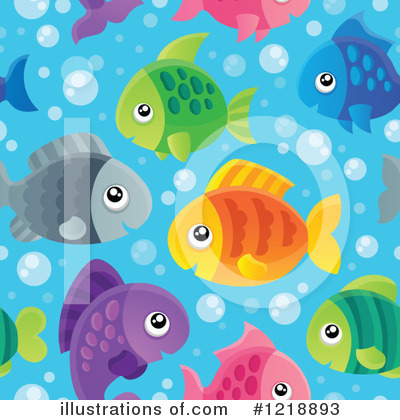 Royalty-Free (RF) Fish Clipart Illustration by visekart - Stock Sample #1218893