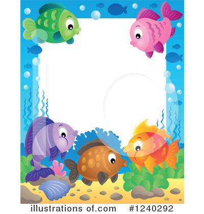 Royalty-Free (RF) Fish Clipart Illustration by visekart - Stock Sample #1240292
