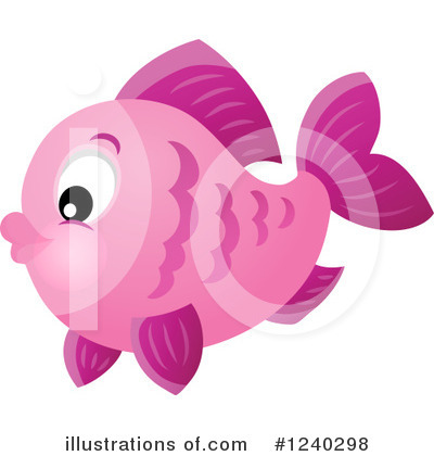 Royalty-Free (RF) Fish Clipart Illustration by visekart - Stock Sample #1240298