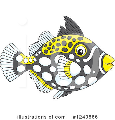 Royalty-Free (RF) Fish Clipart Illustration by Alex Bannykh - Stock Sample #1240866