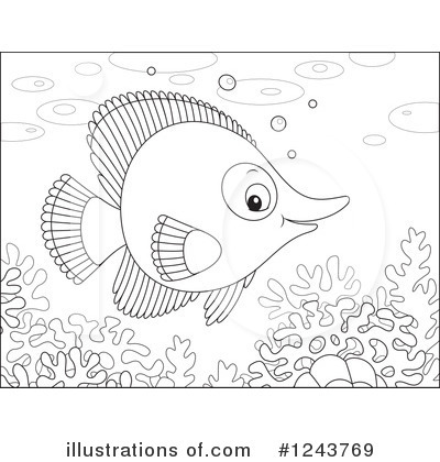 Royalty-Free (RF) Fish Clipart Illustration by Alex Bannykh - Stock Sample #1243769