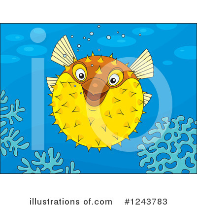 Puffer Fish Clipart #1243783 by Alex Bannykh