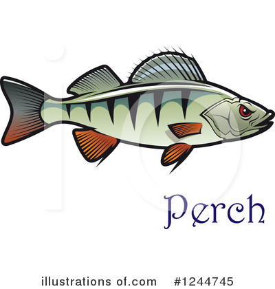 Royalty-Free (RF) Fish Clipart Illustration by Vector Tradition SM - Stock Sample #1244745