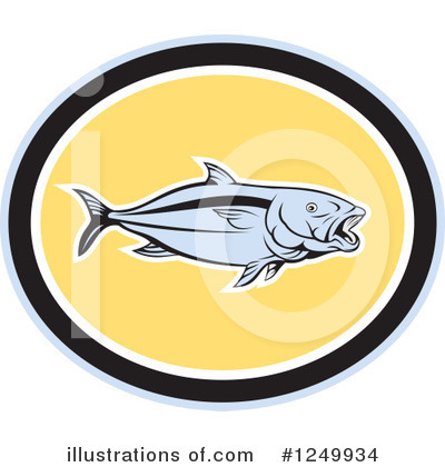 Royalty-Free (RF) Fish Clipart Illustration by patrimonio - Stock Sample #1249934
