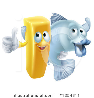 Royalty-Free (RF) Fish Clipart Illustration by AtStockIllustration - Stock Sample #1254311