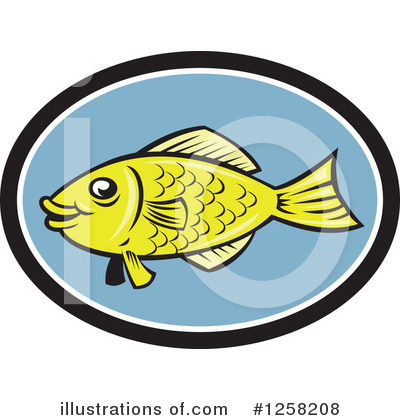 Royalty-Free (RF) Fish Clipart Illustration by patrimonio - Stock Sample #1258208