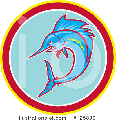Royalty-Free (RF) Fish Clipart Illustration by patrimonio - Stock Sample #1258901