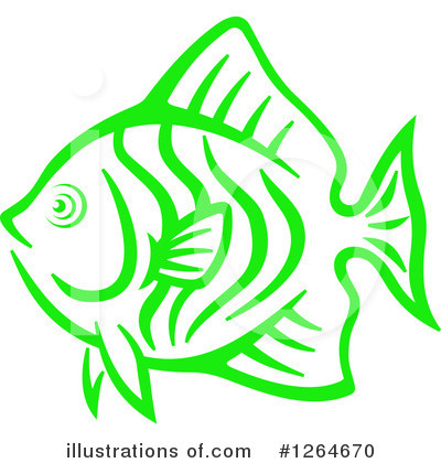 Royalty-Free (RF) Fish Clipart Illustration by Vector Tradition SM - Stock Sample #1264670