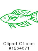 Fish Clipart #1264671 by Vector Tradition SM