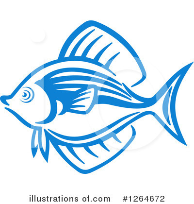 Royalty-Free (RF) Fish Clipart Illustration by Vector Tradition SM - Stock Sample #1264672
